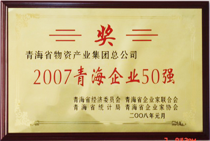 2007青海企業50強